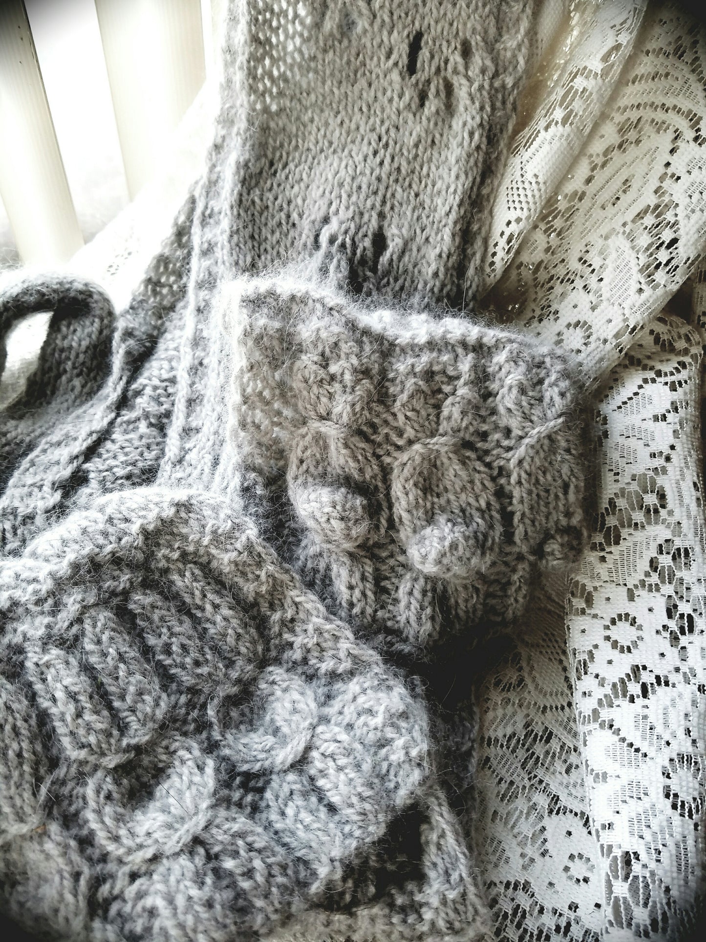 Bunny Trails Scarf - Pattern, printable PDF