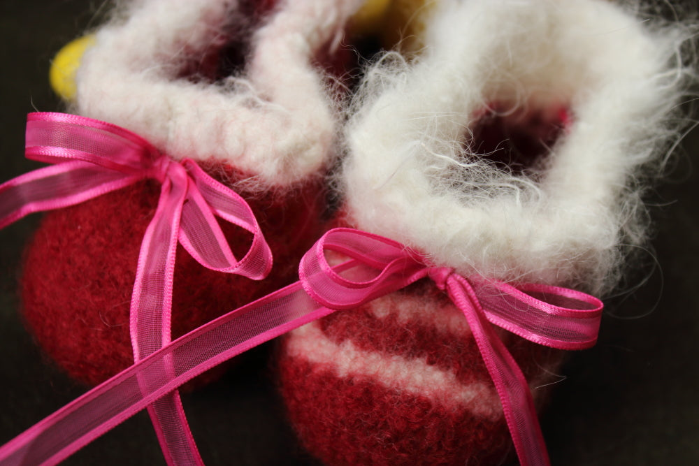 Wool Baby Booties