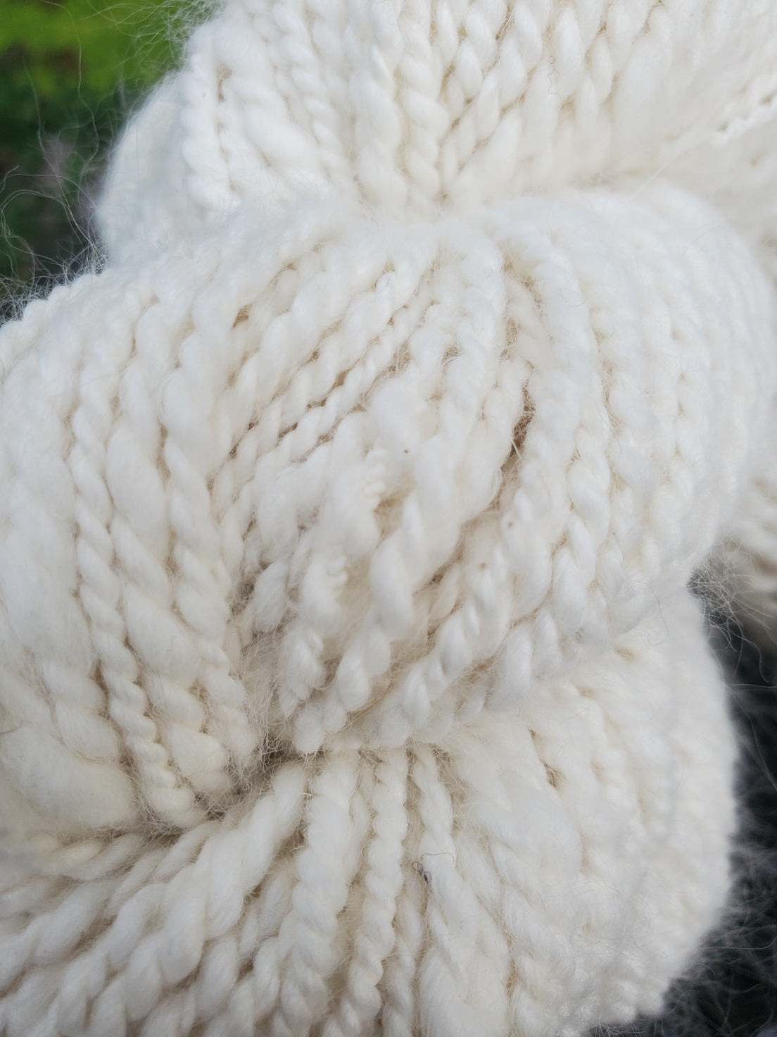 Fair Trade - 100% Angora Beginner Handspun yarn