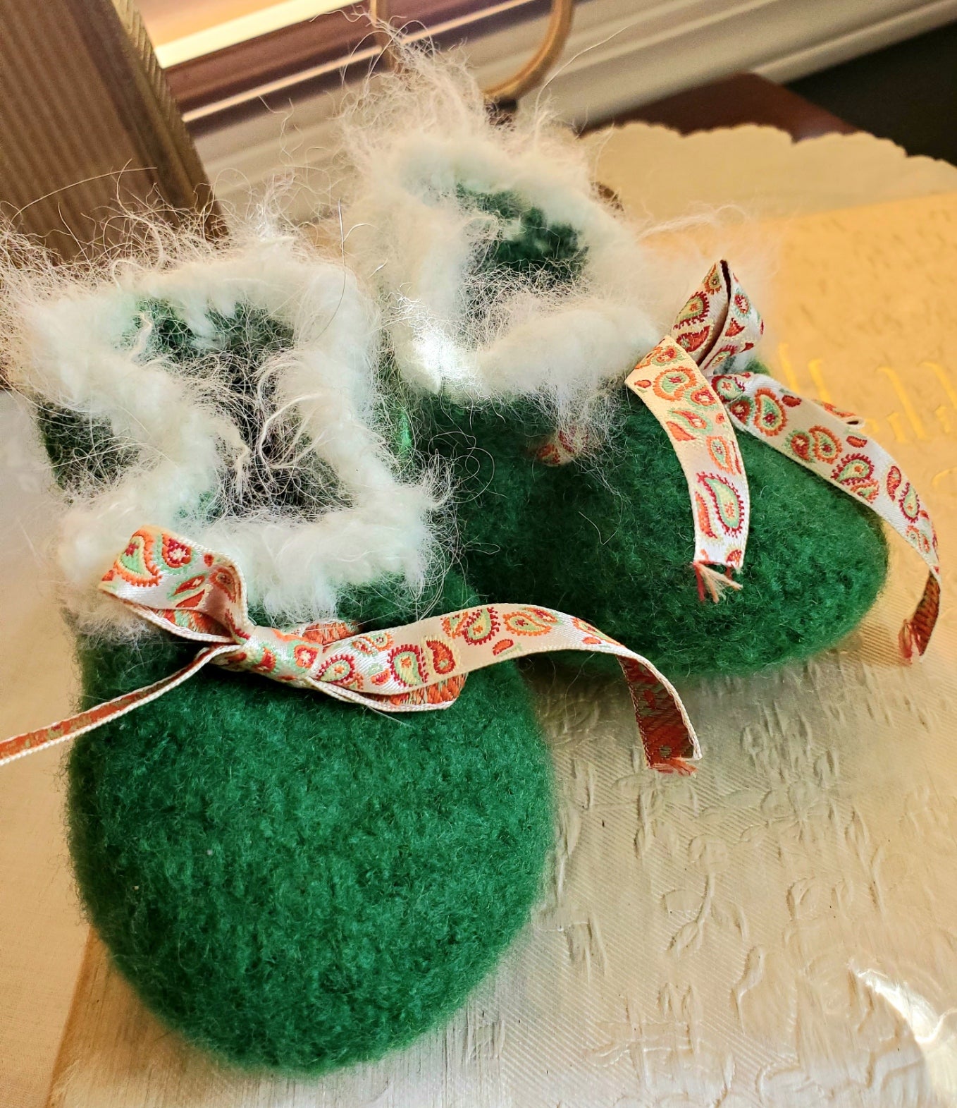 Wool Baby Booties