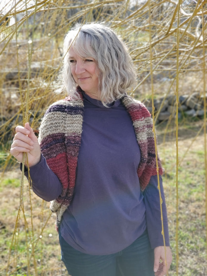 Wild and Wooly Shrug Knitting Pattern