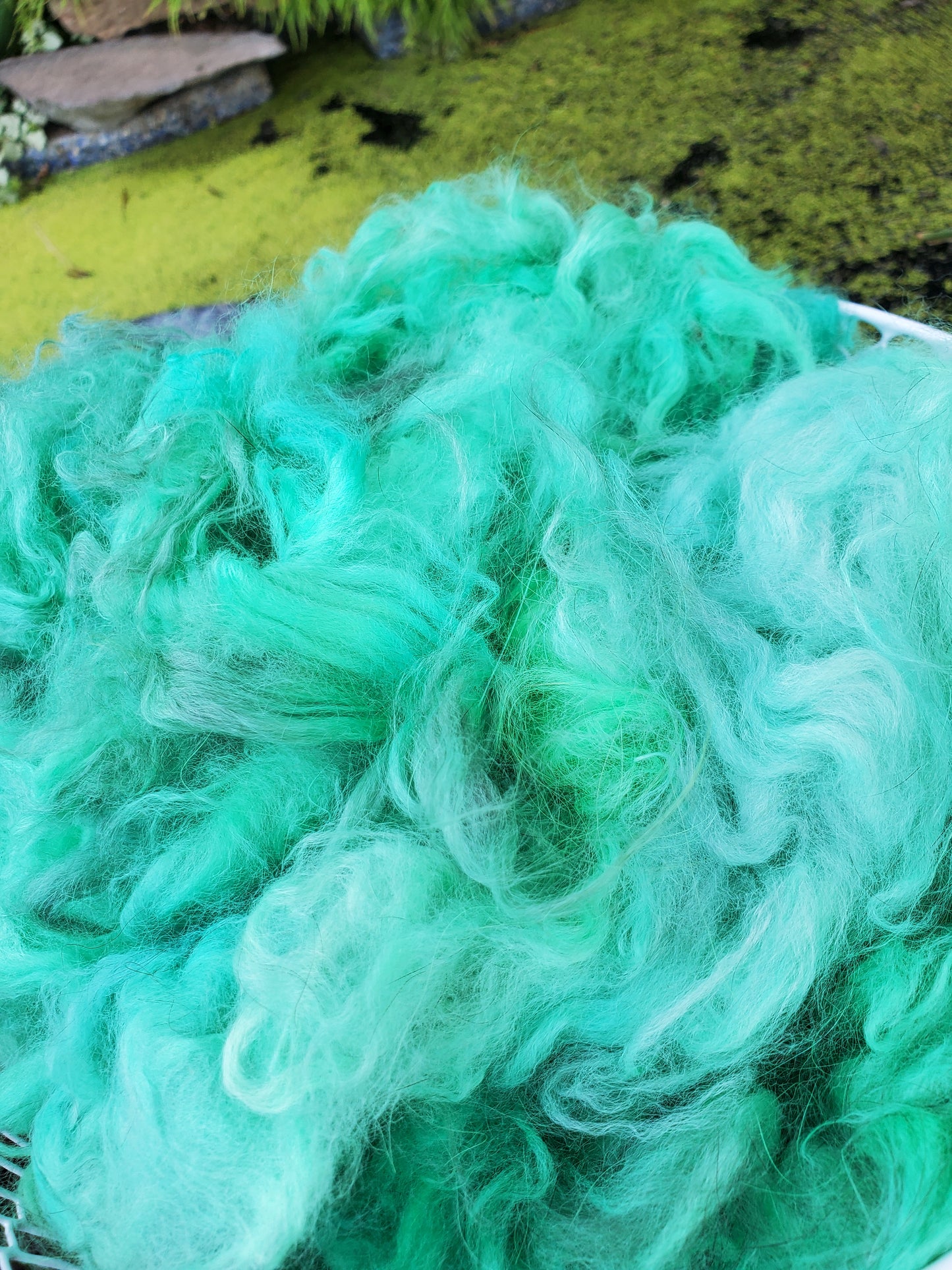 Glacial Green Angora Cloud