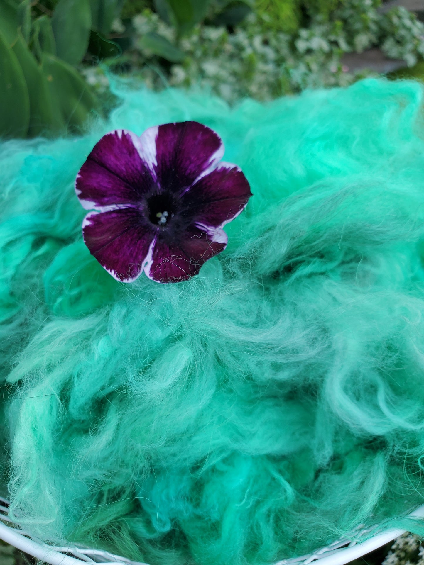 Glacial Green Angora Cloud