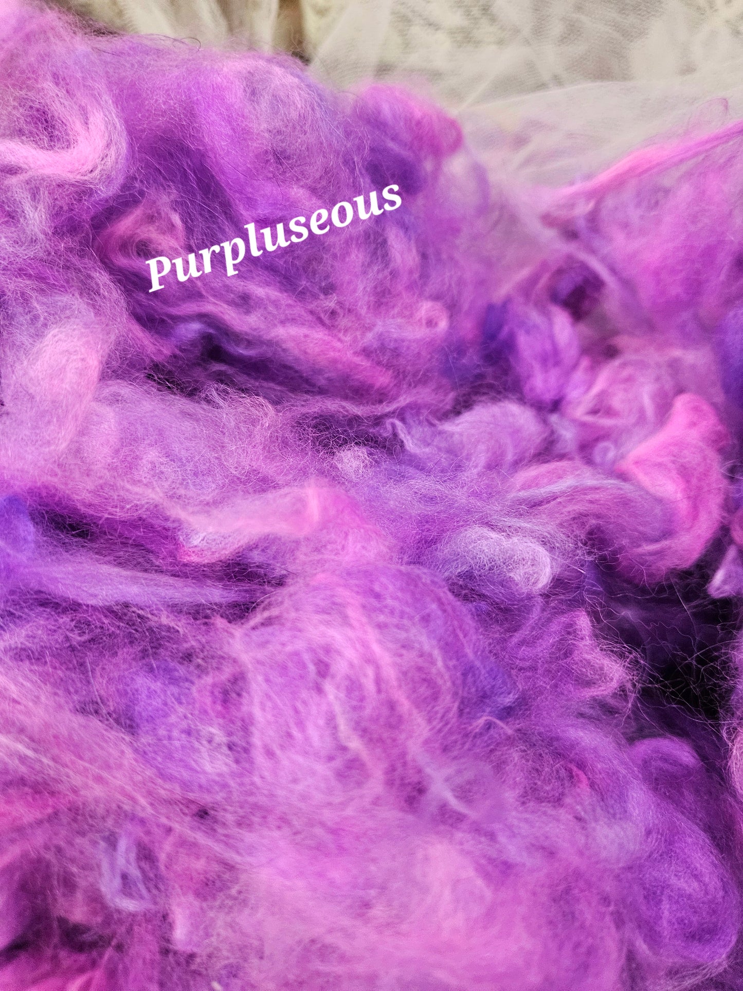 Purplesly Angora Spinning Kit