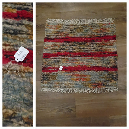 Washable Wool Rug - Original - One of a kind - Handwoven