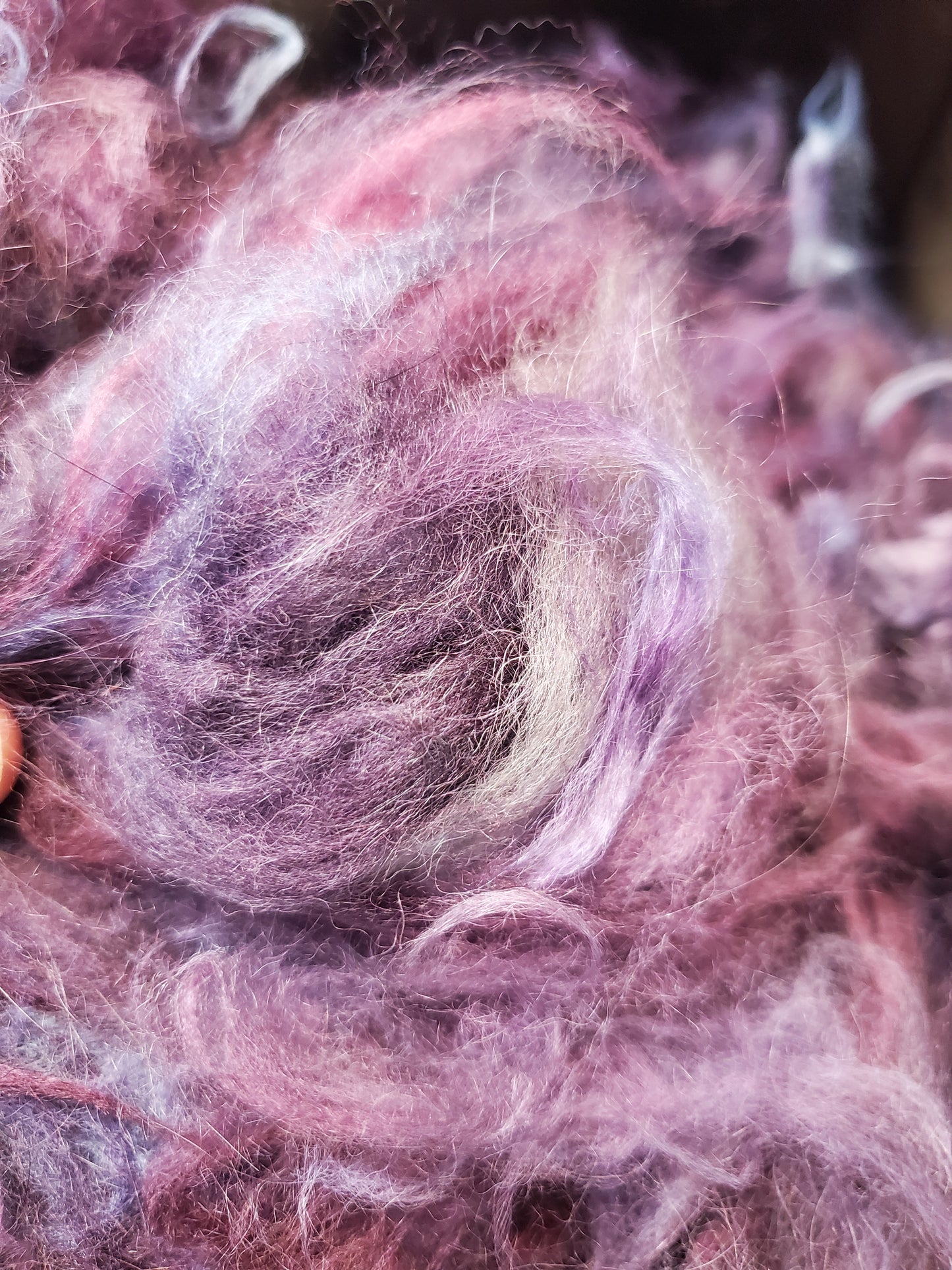 Plum Purplexity Angora Cloud