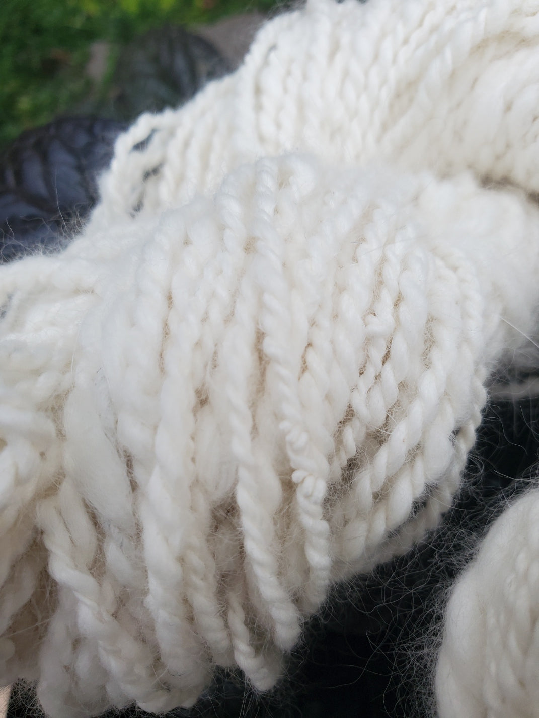 Fair Trade - 100% Angora Beginner Handspun yarn