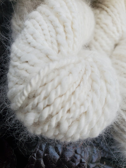 Fair Trade - 100% Angora Beginner Handspun yarn