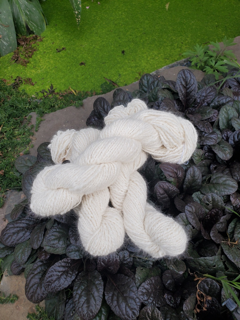 Fair Trade - 100% Angora Beginner Handspun yarn