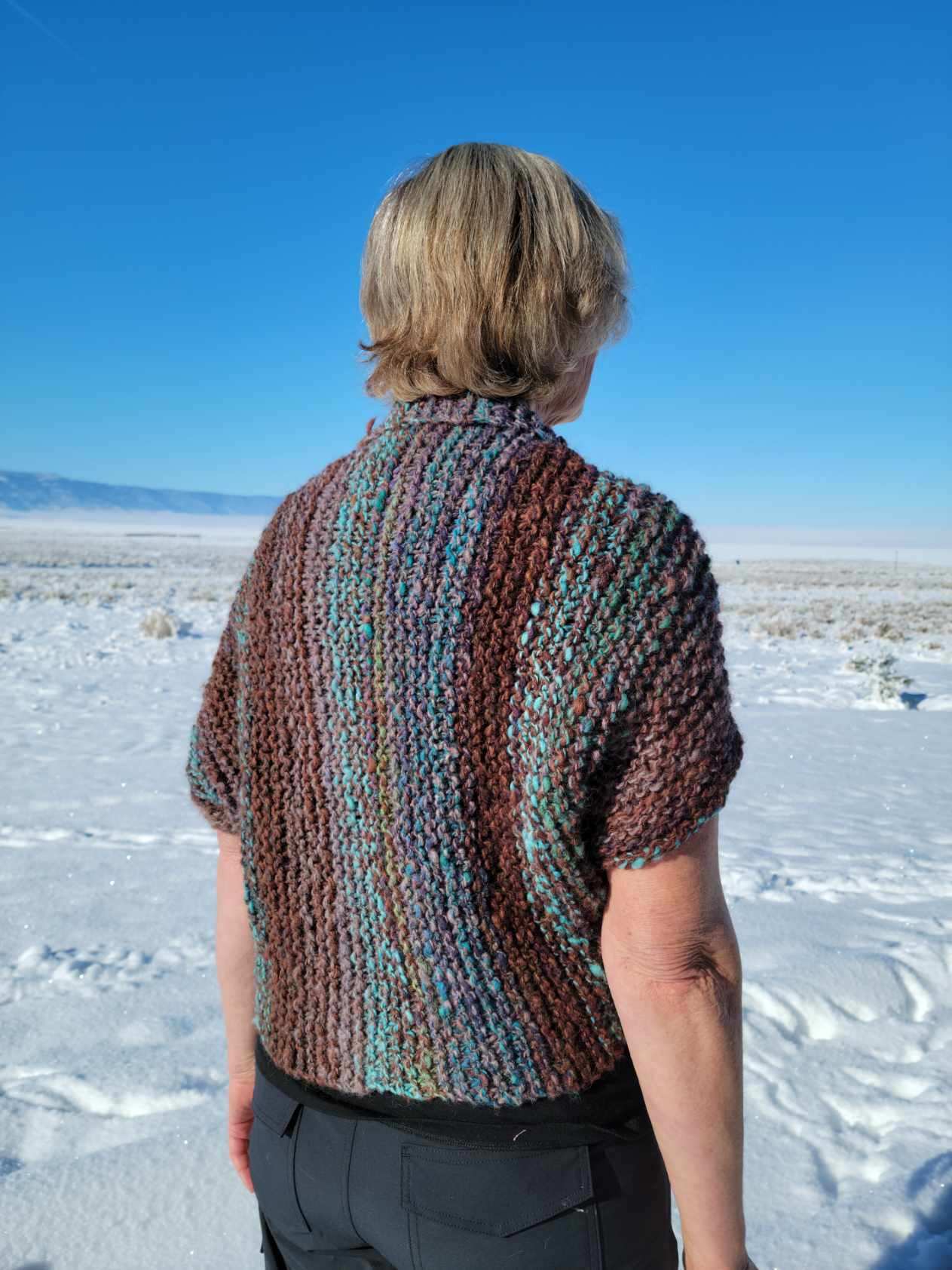 Wild and Wooly Shrug Knitting Pattern